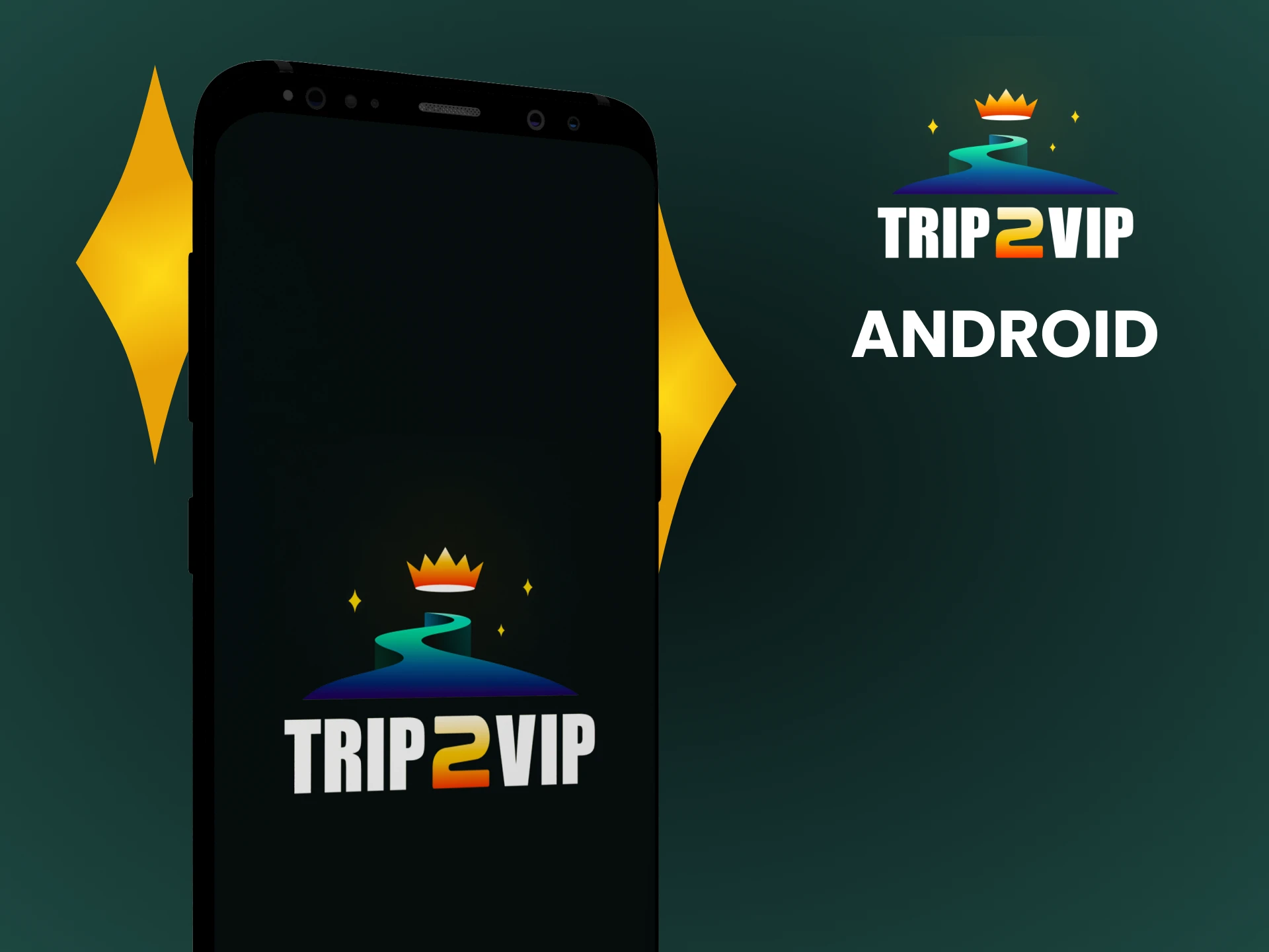 Install the Trip2vip app on Android.