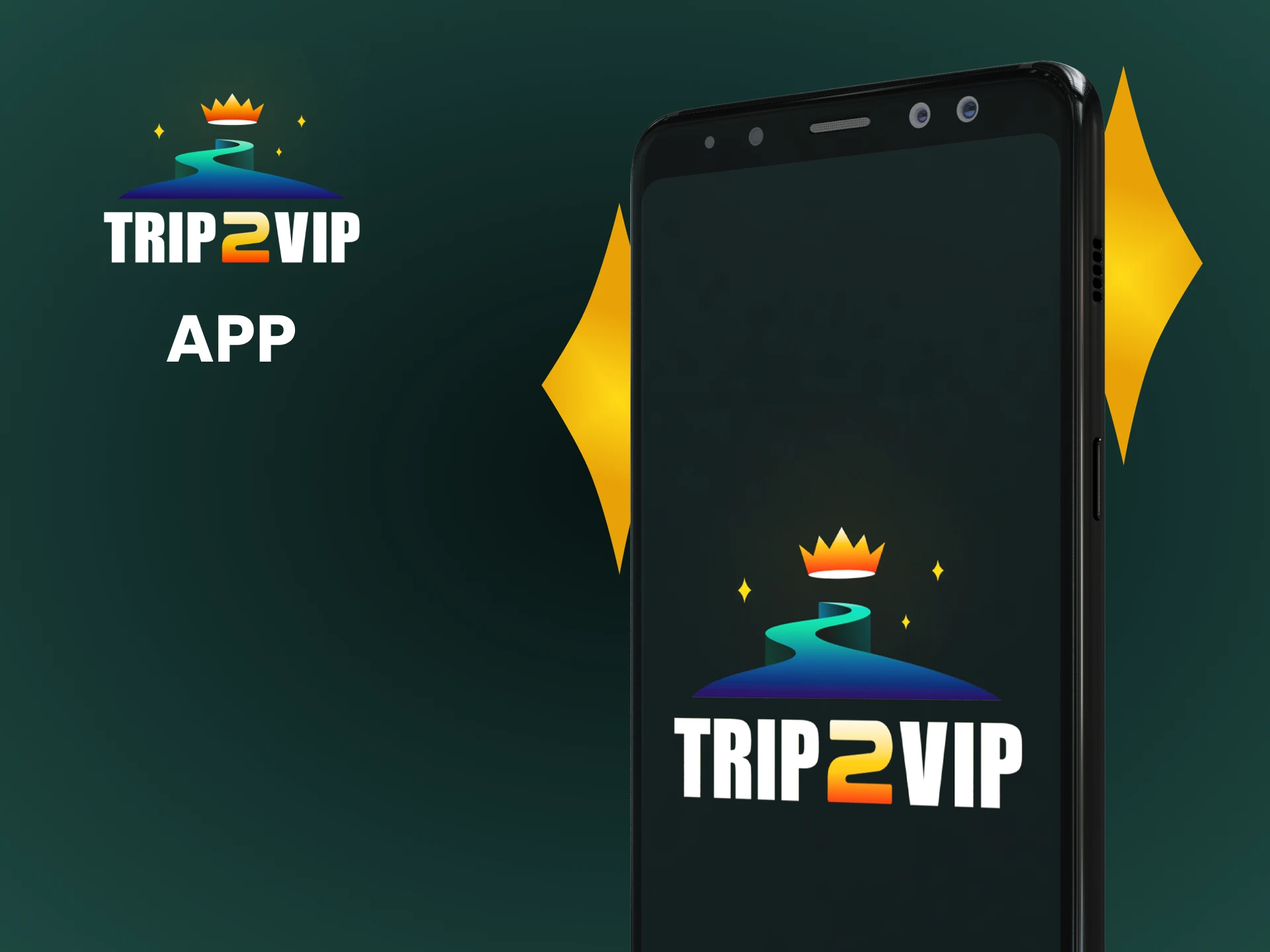 Install the Trip2vip application on your smartphone.