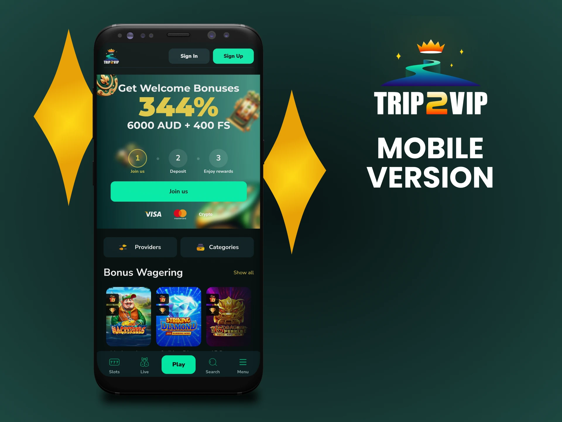 Visit the mobile version of the Trip2vip website.